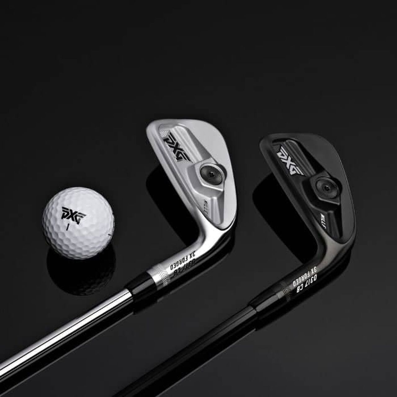 PXG 0317 CB Chrome and Black Golf Irons