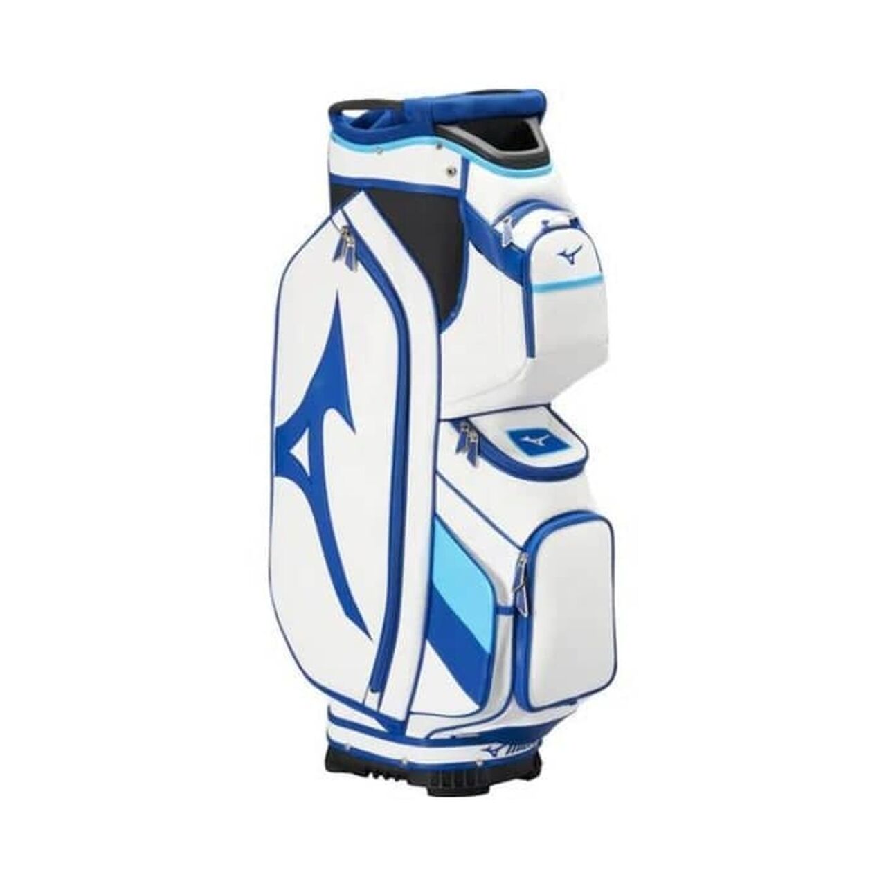 Mizuno Tour Cart Golf Bag White Blue